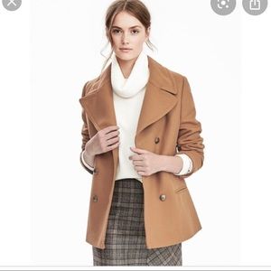 Banana Republic Classic Wool Peacoat Small